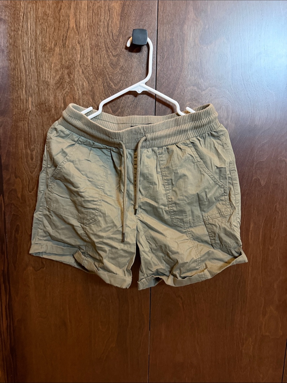 Women’s Army Green Cargo Shorts